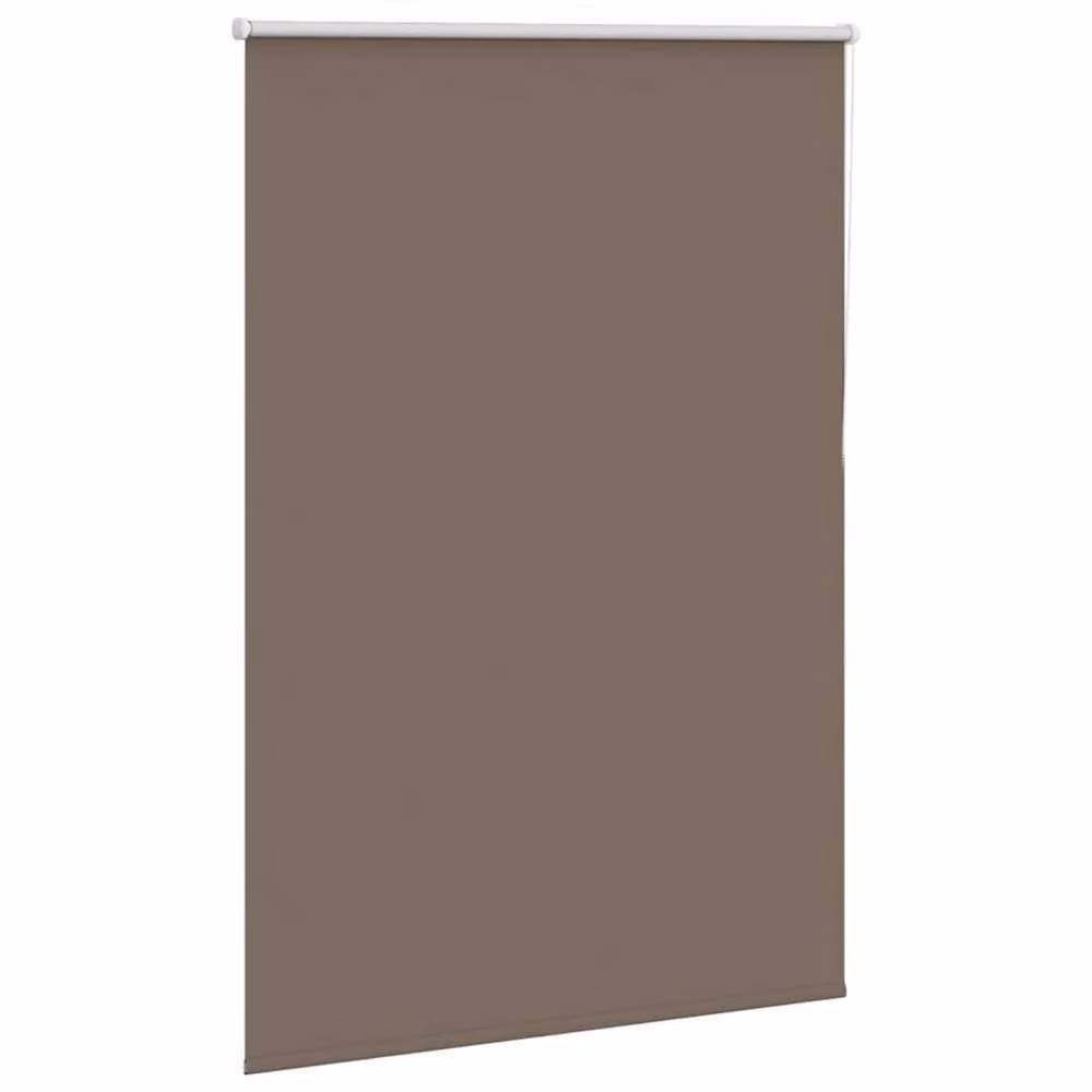 Berkfield Home Blackout Roller Blind in Brown Coffee, Thermal Insulating Polyester, W: 100 cm, H: 150 cm – 3