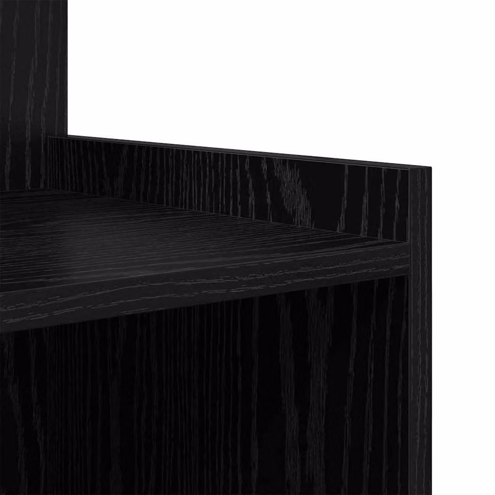 Berkfield Home Bedside Cabinet in Black Oak, W/D/H: 40 x 35 x 60 cm – 6