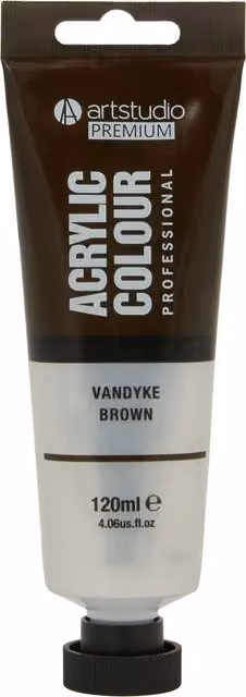Art Studio Premium Acrylic Paint in Vandyke Brown