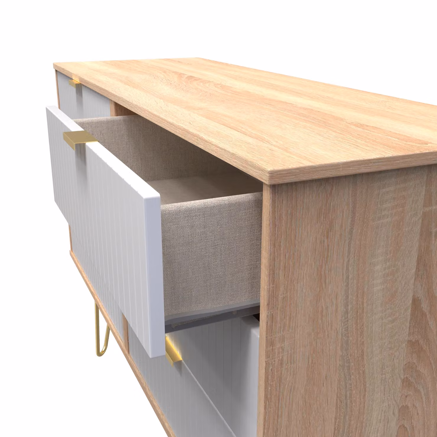 2 U Bexley 6 Drawer Wide Chest in Natural – 2
