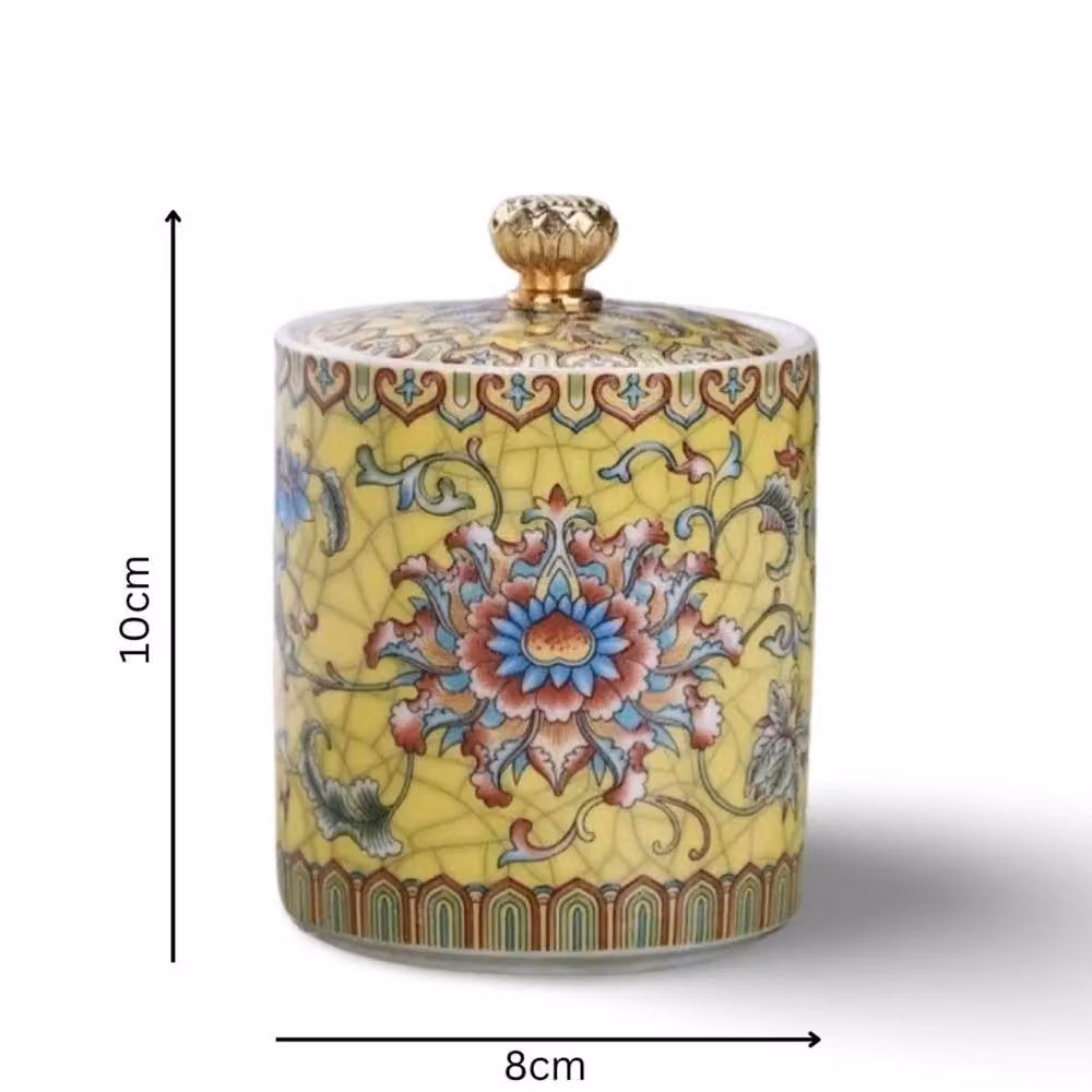 Candle Up Tranquil Yellow Small Soy Wax Tabletop Candle – 2