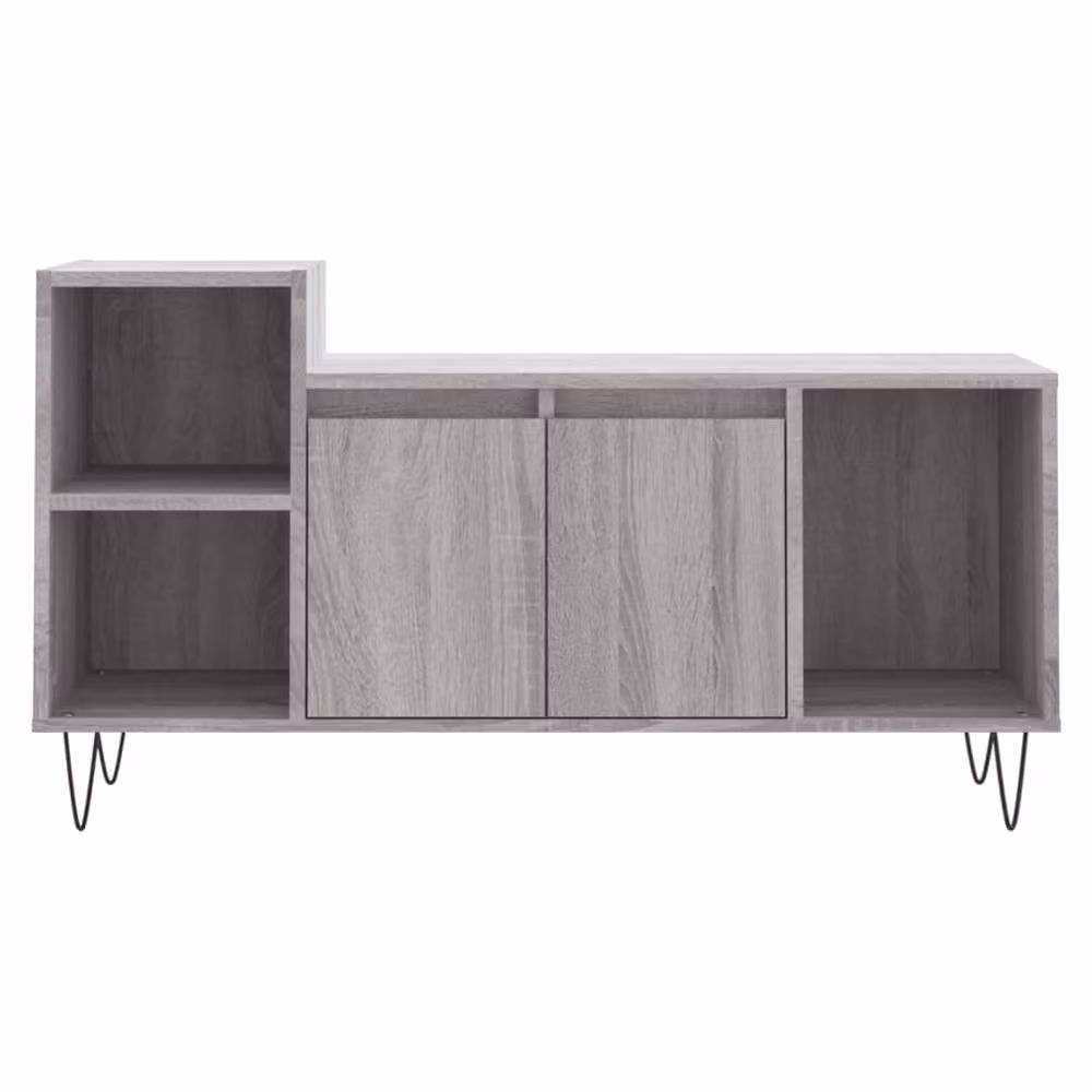Berkfield Home Grey Sonoma TV Cabinet in Engineered Wood W/D/H: 100 x 35 x 55 cm – 3