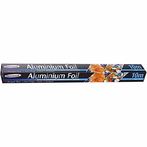 Sealapack Aluminium Foil, Silver and Pink, W: 44 cm, L: 10 m