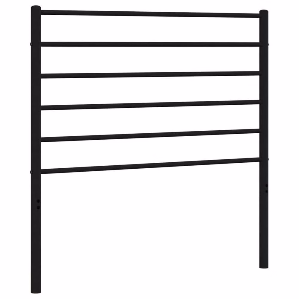 Berkfield Home Classic Metal Headboard in Black, Width: 90 cm – 2
