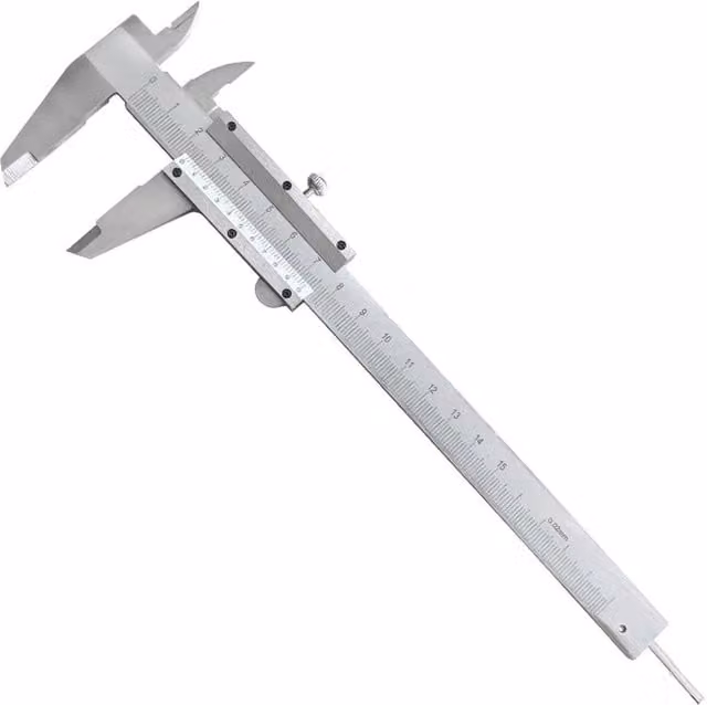 VOGREX 6 inch Vernier Caliper Micrometer Measuring Tool in Silver Stainless Steel