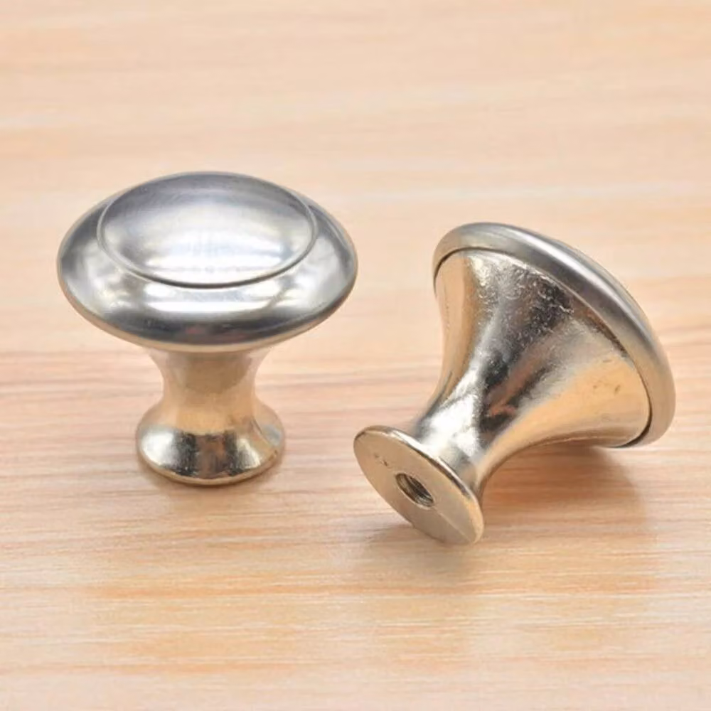 Kelvenix 24 Piece Polished Silver Stainless Steel and Zinc Cabinet Knobs and Cupboard Drawer Handles – 2