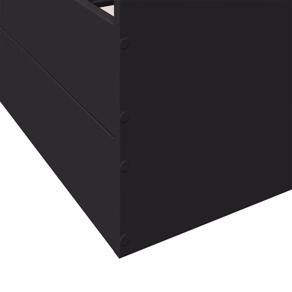 Berkfield Home King Size Bed Frame with Drawers in Black, 150 x 200 cm – 5