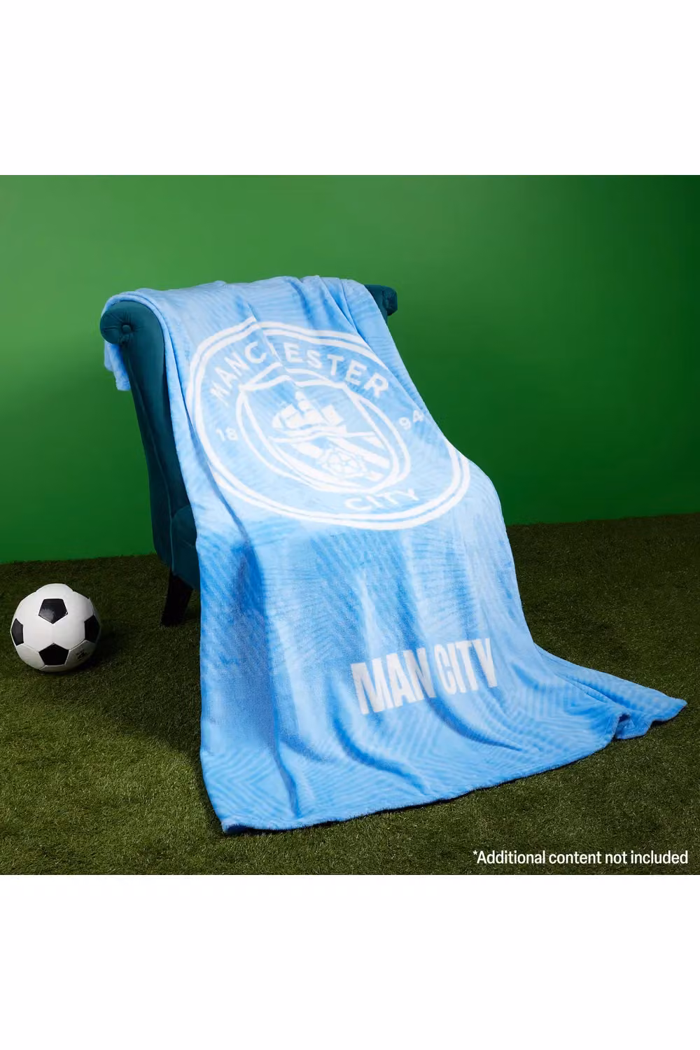 Manchester City Fleece Blanket in Blue, W/D/H: 125 x 150 cm – 5