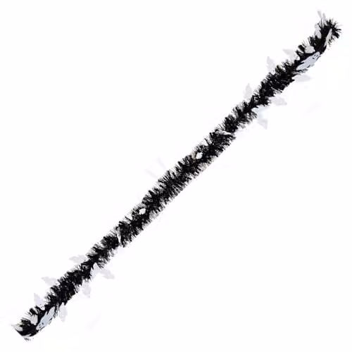 VFM e-Store White Ghost Halloween Tinsel Hanging Decoration, 2m – 2