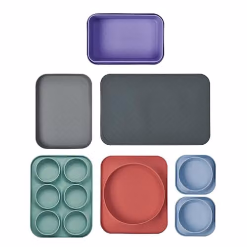 MasterClass 7 Piece Multicolour Silicone Non-Stick Baking and Roasting Set – 1