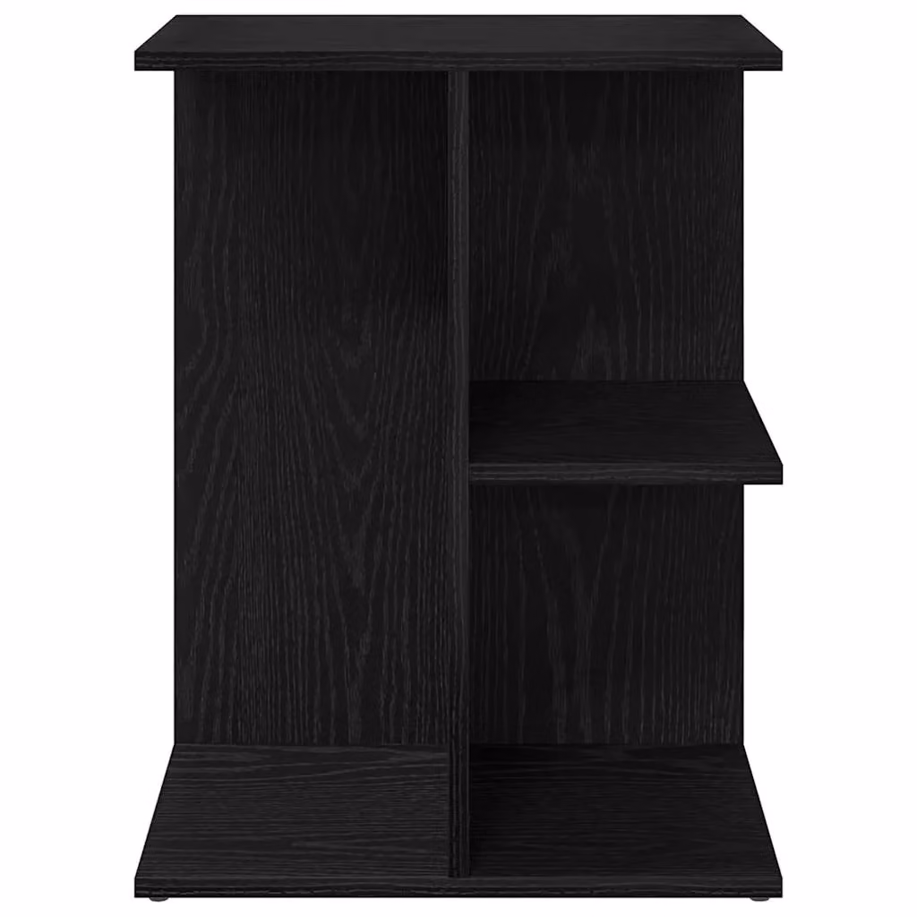 Berkfield Home Black Oak Bedside Table W/D/H: 46.5 x 29 x 61 cm – 4