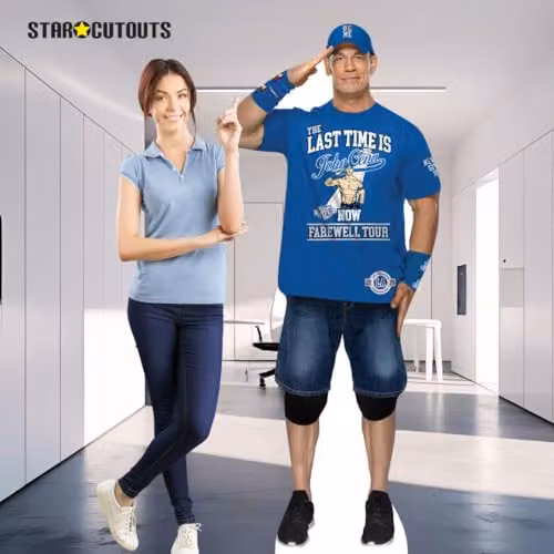 Star Cutouts WWE John Cena Farewell Tour Blue Shirt Lifesize Cardboard Cutout – 2