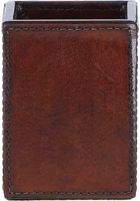Ashwood Brown Leather Pen Pot