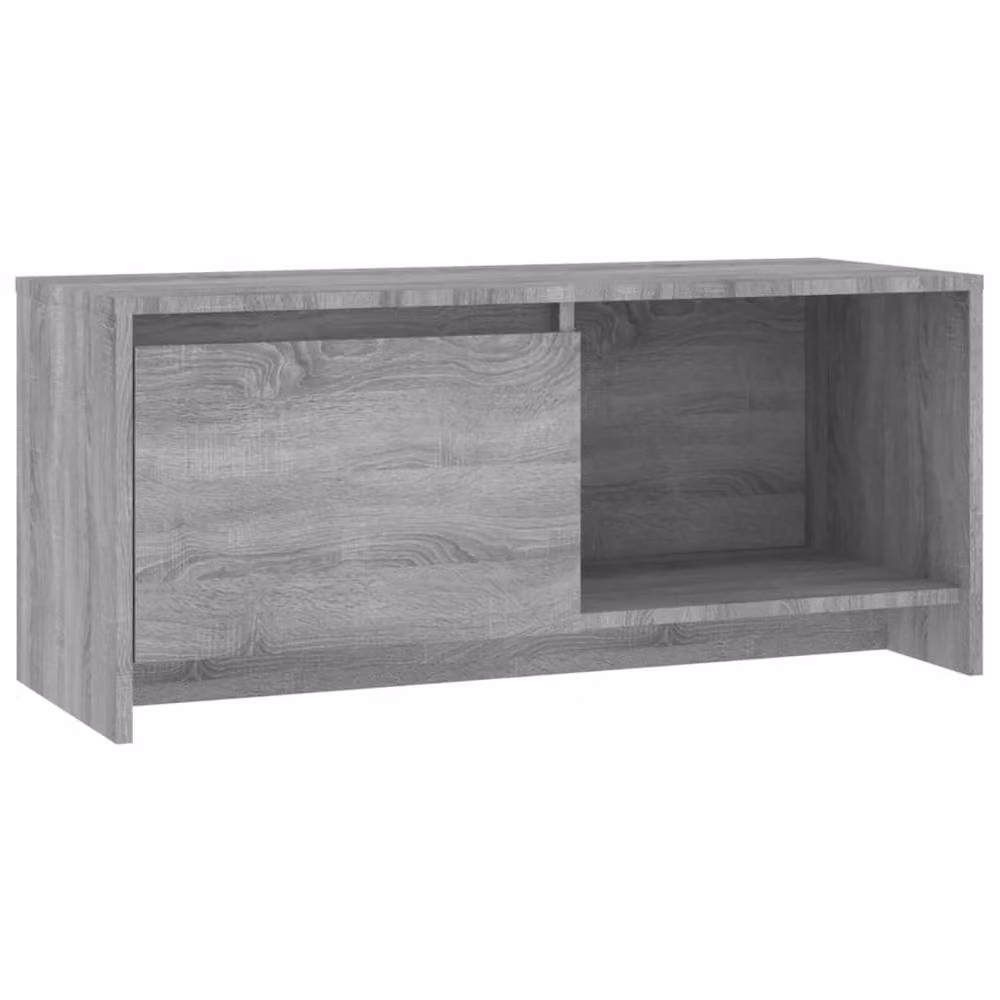 Berkfield Home Grey Sonoma TV Cabinet in Engineered Wood W/D/H: 90 x 35 x 40 cm – 2