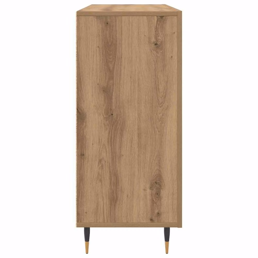 Berkfield Home Brown Sideboard with Storage Door, W: 90 cm, D: 34 cm, H: 80 cm – 3