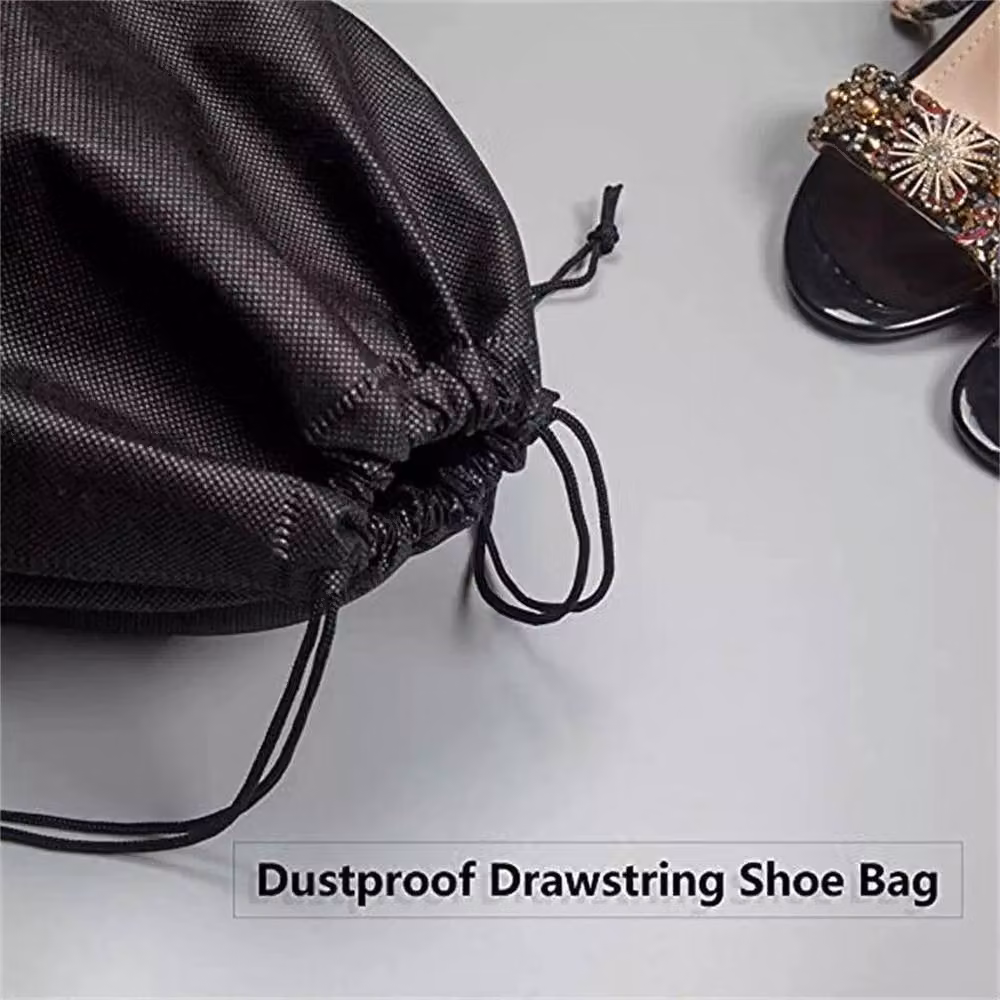 PAWNORA 20-Piece Large Portable Shoes Bag in Black – 4