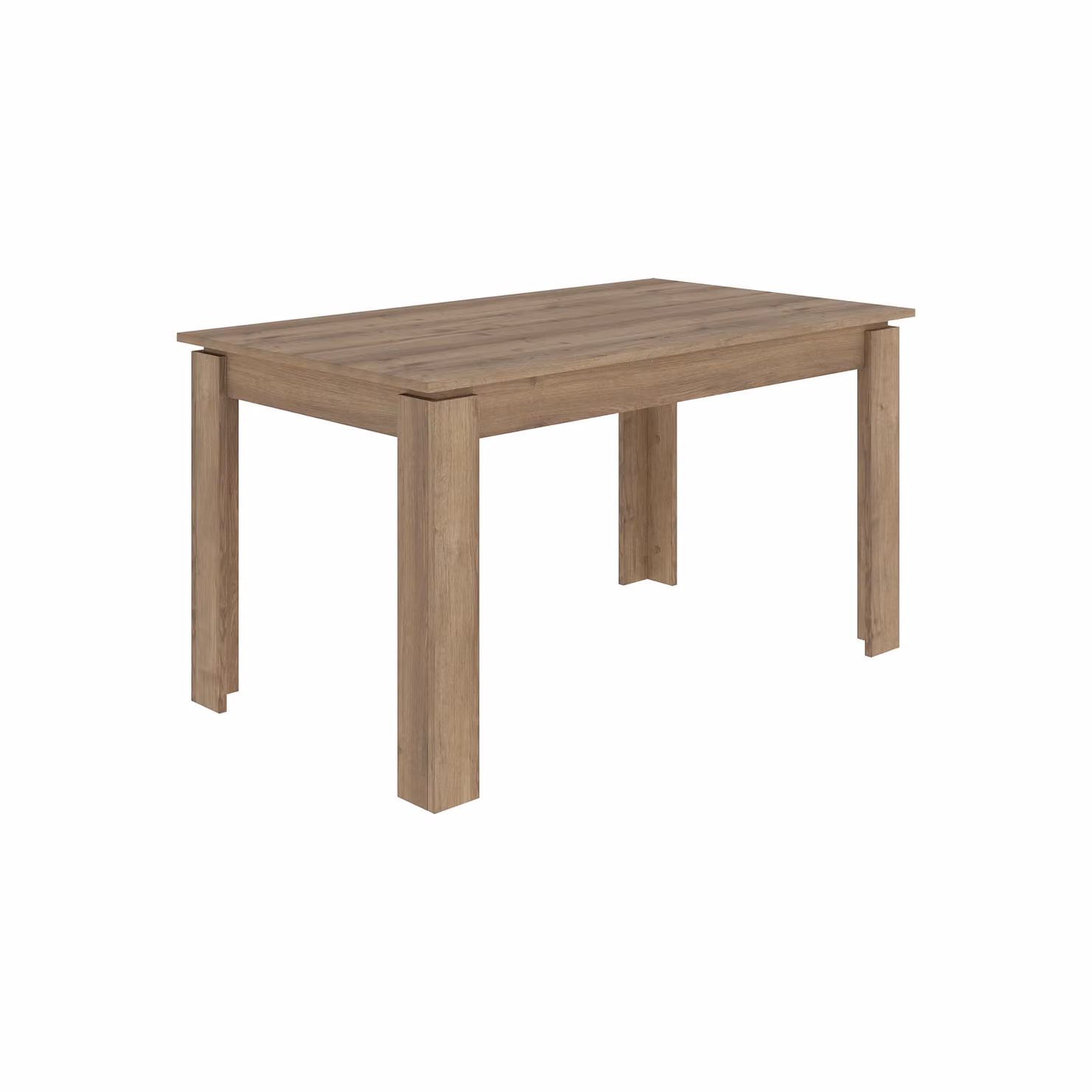 Decortie Tolmen Extendable Rectangular Dining Table in Brown – 2