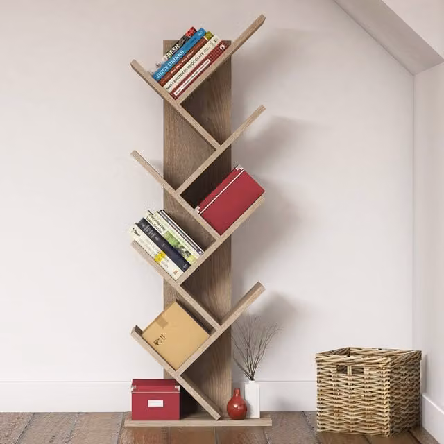 Bimossa Hitit Tree Bookcase in Blue and Brown