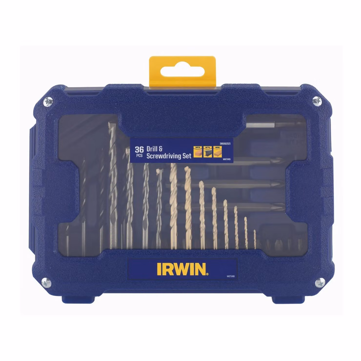 IRWIN 36 Piece Drill and Screwdriving Set with Drill Bits and Screwdriver Bits in Blue and Multicolour – 2