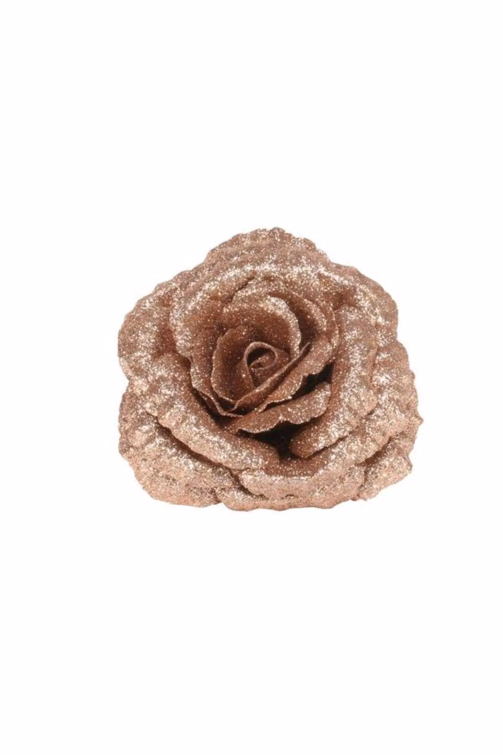 KDMD Rose Gold Glitter Rose with Clip, 2 Pack, Diameter: 18 cm – 2
