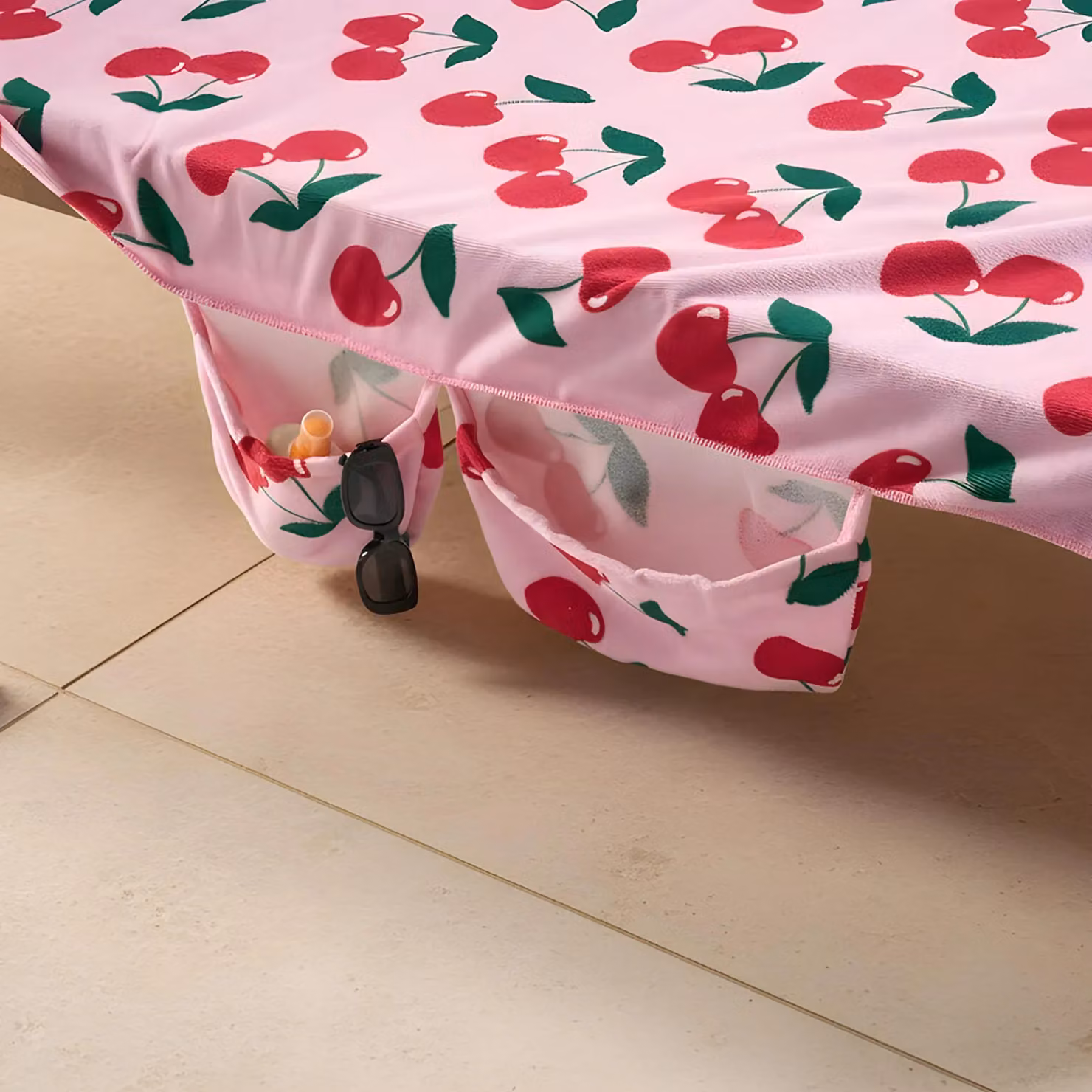 OHS Microfibre Quick-Drying Pink Beach Towel – 5