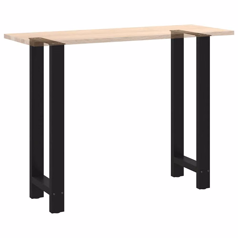 Berkfield Home Black Steel Coffee Table Legs, 2 Pieces, H: 100-101 cm x W: 40 cm – 4
