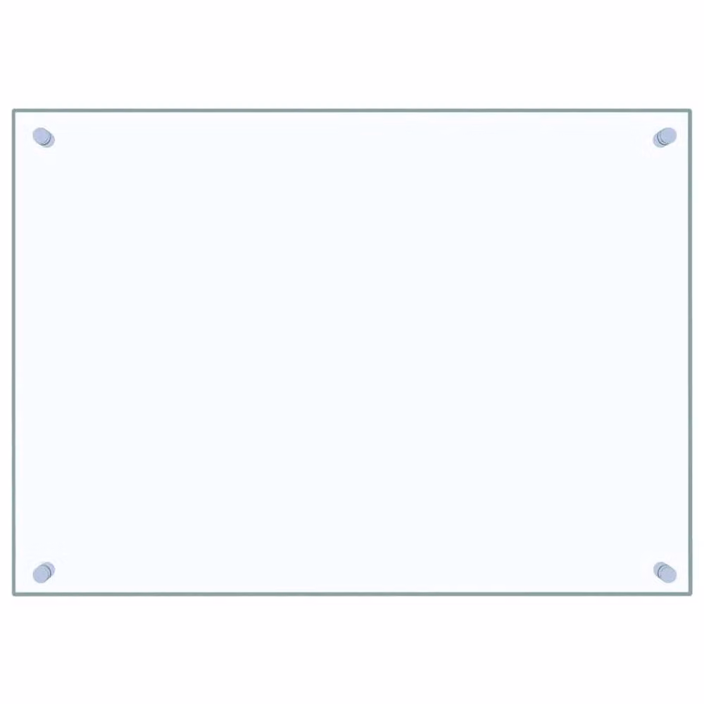 Berkfield Home Transparent Tempered Glass Kitchen Backsplash, W: 70 cm, H: 50 cm – 2