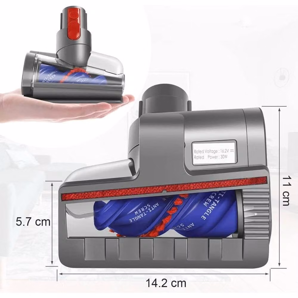 PAWNORA Mini Motorised Tool Brush Head in Grey – 2