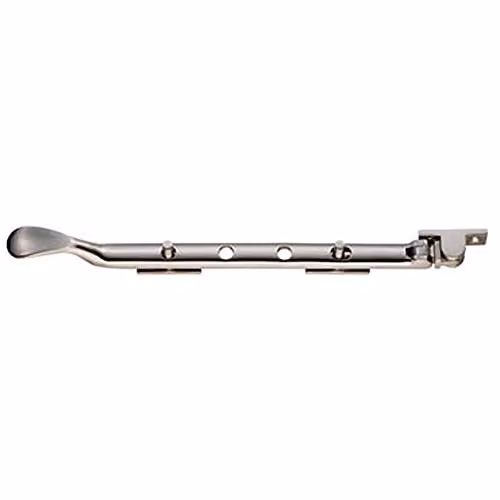 Loops Victorian Casement Window Stay in Satin Nickel, 270mm Length