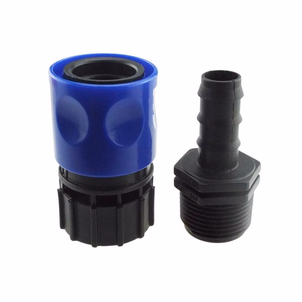 SPETLEK Automatic Garden Irrigation Hose Quick Coupling Connector, Blue – 3