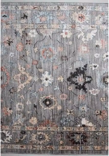 The Rug Shop UK Abstract Grey Machine Woven Easy Care Area Rug W: 200 cm, D: 290 cm