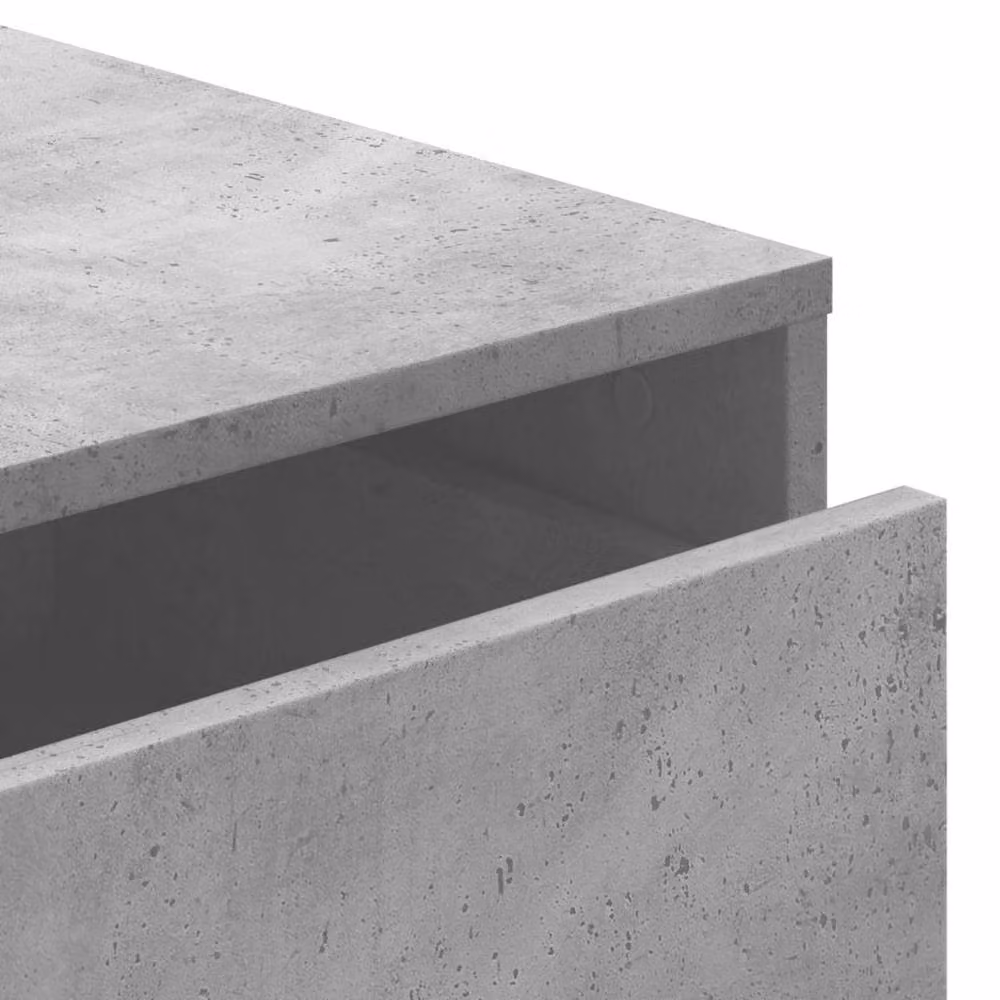Berkfield Home Classic Corner Chest of Drawers in Concrete Grey, W: 60 cm, D: 41 cm, H: 58 cm – 3