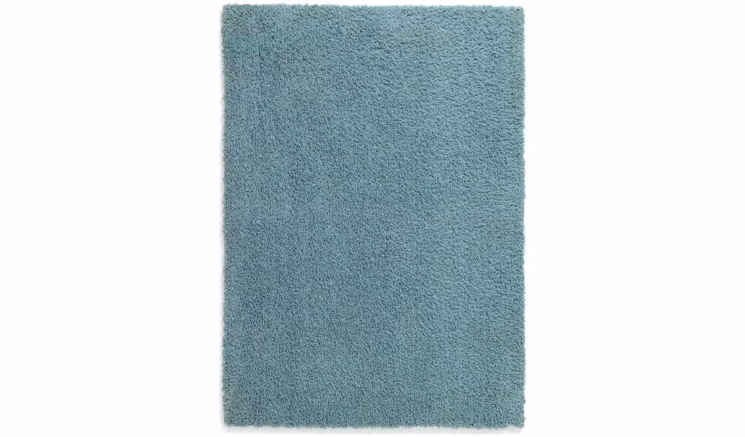 Cheap Furniture Warehouse Blue Recycled Shaggy Rectangular Rug W: 150 cm, D: 80 cm