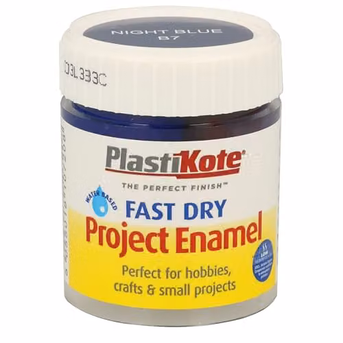 Plastikote Fast Dry Enamel Paint Blue 59 ml