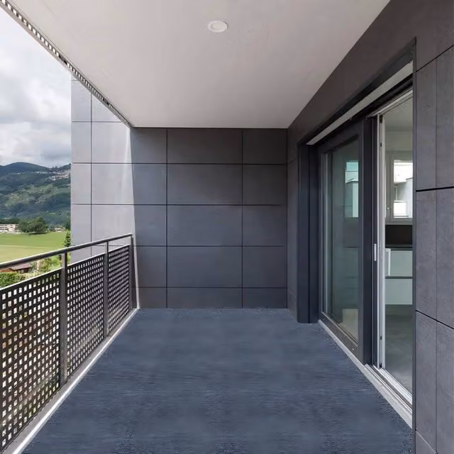 NIVOR 44 Pcs Grey Composite Decking Tiles Interlocking Flooring Squares, W/D: 30 x 30 cm – 1