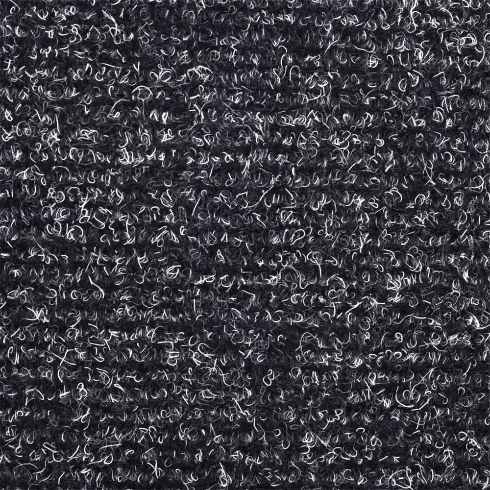 Berkfield Home 15-Piece Self-Adhesive Needle Punch Stair Mats, Dark Grey, W/D/H: 65 x 21 x 4 cm – 4