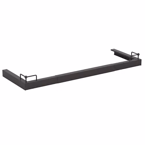 Fire Vida Metal Fire Fender in Black, W: 89 cm, H: 141 cm, D: 41 cm