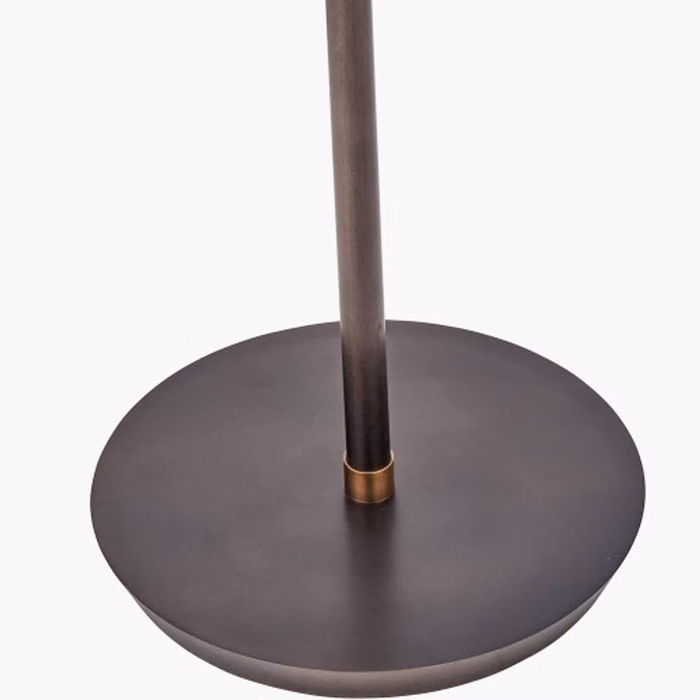 Ruma Adjustable Vintage Metal Task Floor Lamp in Antique Bronze and Brass – 3