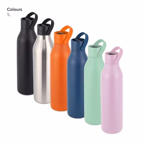 Circular & Co Pink Stainless Steel Leakproof and BPA-Free Water Bottle, 1000ml – 3