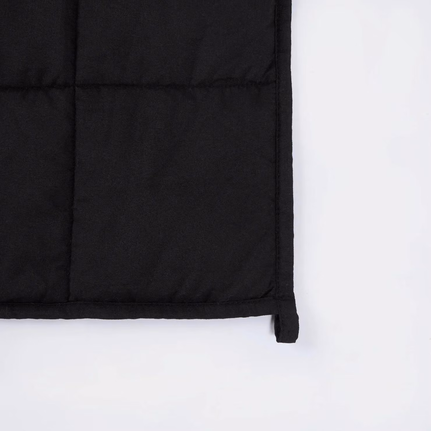 OHS Black Sensory Sleep Therapy Weighted Blanket for Adults, W/D/H: 150 x 200 cm, 8kg – 8