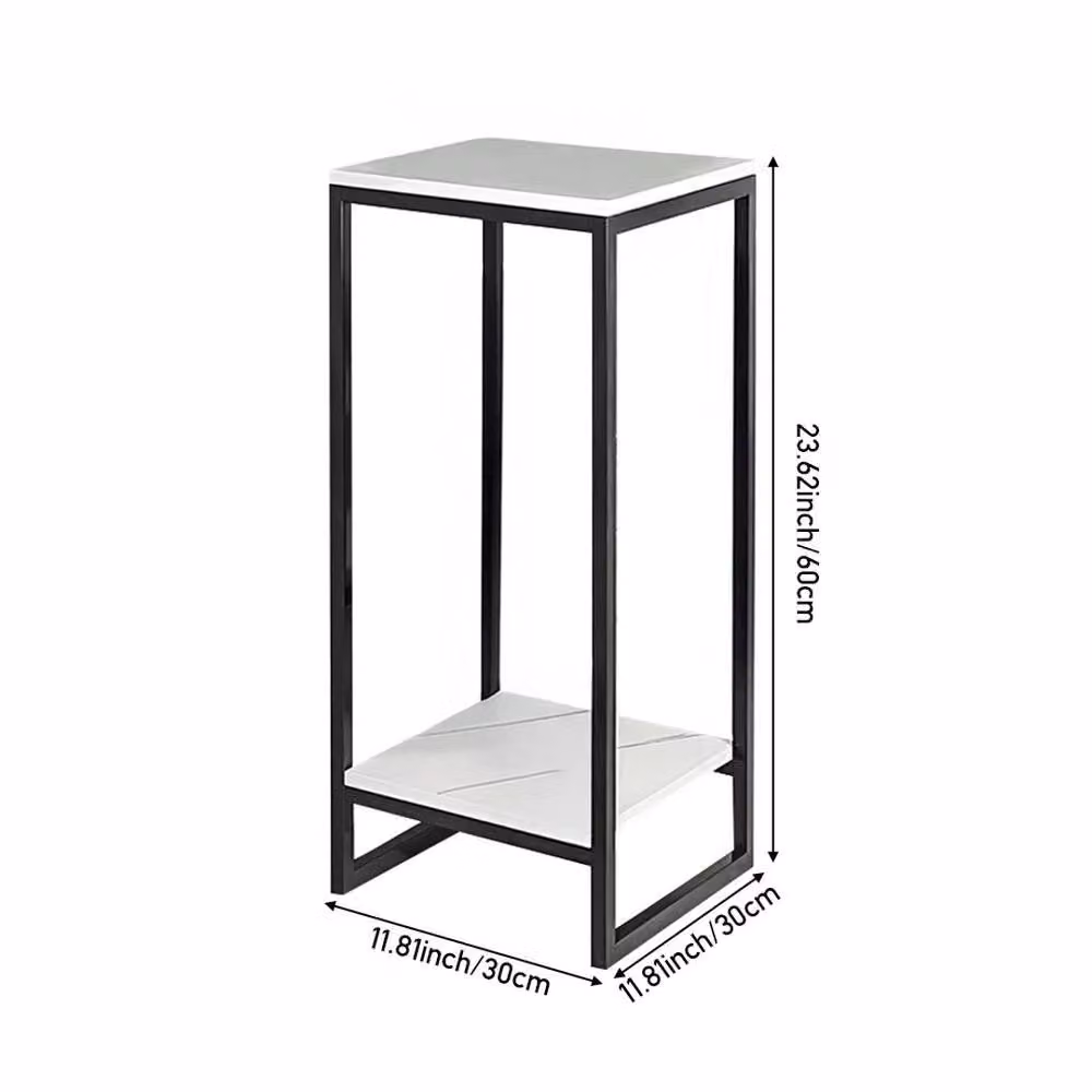 KORVIXA White Slim Plant Stand Table and Flower Pot Rack – 2