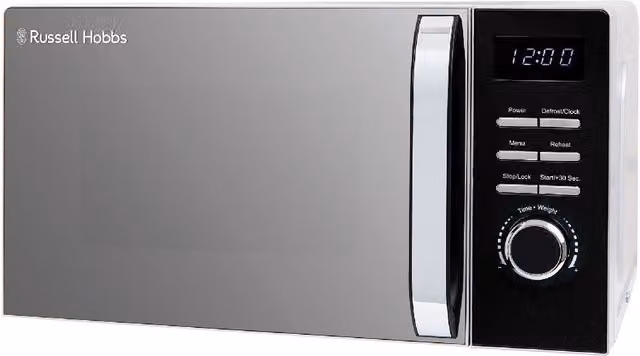 Russell Hobbs RHMD832 Digital Solo Microwave, 20L, 800W, Black
