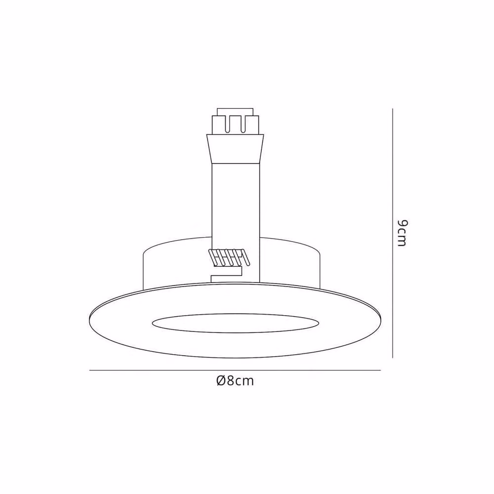 Netlighting Hudson GU10 Fixed Recessed Downlight in White – 2