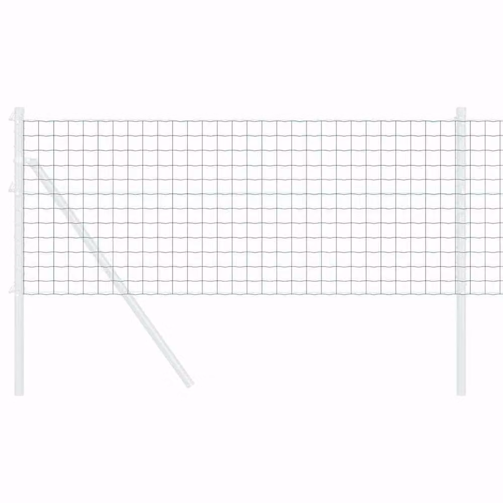 Berkfield Home Euro Fence Green PVC-Coated Steel Fencing, H: 60 cm x W: 10 m – 3