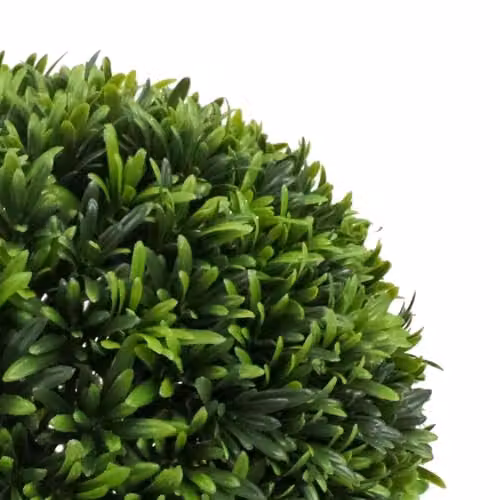 Leaf UK Botanik Green Artificial Thyme Topiary Ball, Diameter: 45 cm – 5