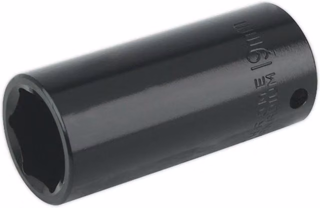 Loops 19mm Forged Deep Impact Socket, 3/8 Inch Square Drive, Chrome Vanadium – 1