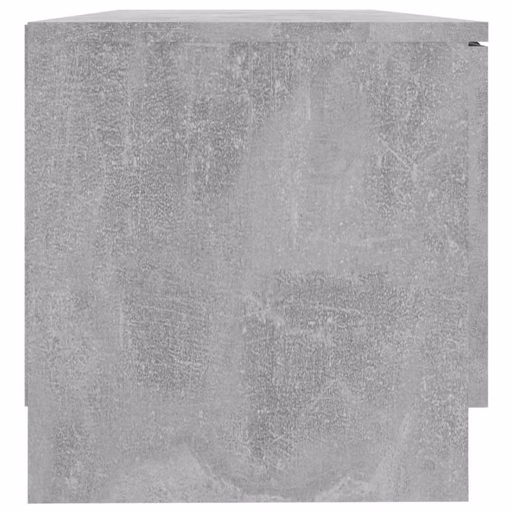 Berkfield Home Set of 2 Modern TV Cabinets in Concrete Grey, Engineered Wood, W: 80 cm, D: 35 cm, H: 36.5 cm – 3