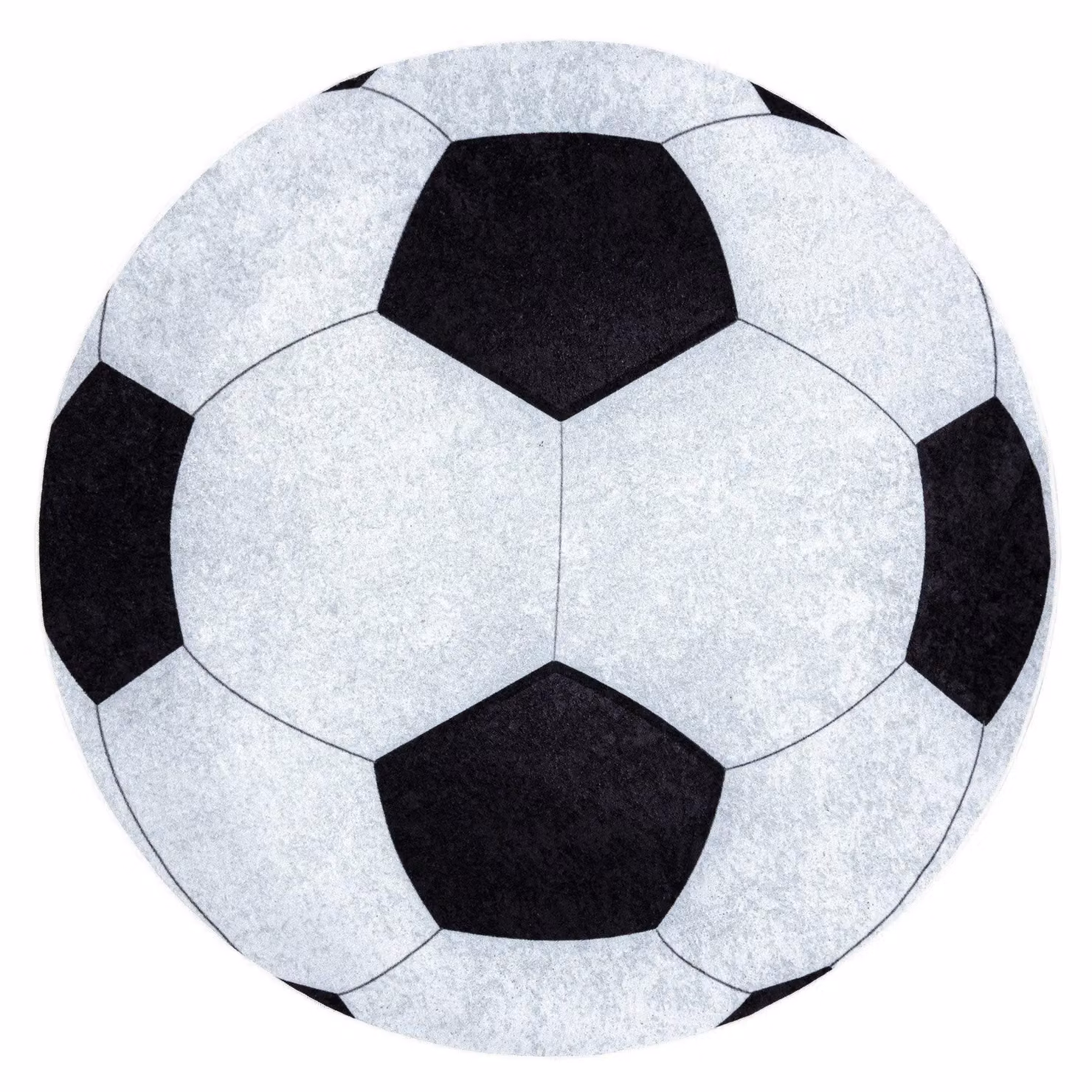 RugsX Junior Round White Childrens Rug, Diameter: 160 cm – 2