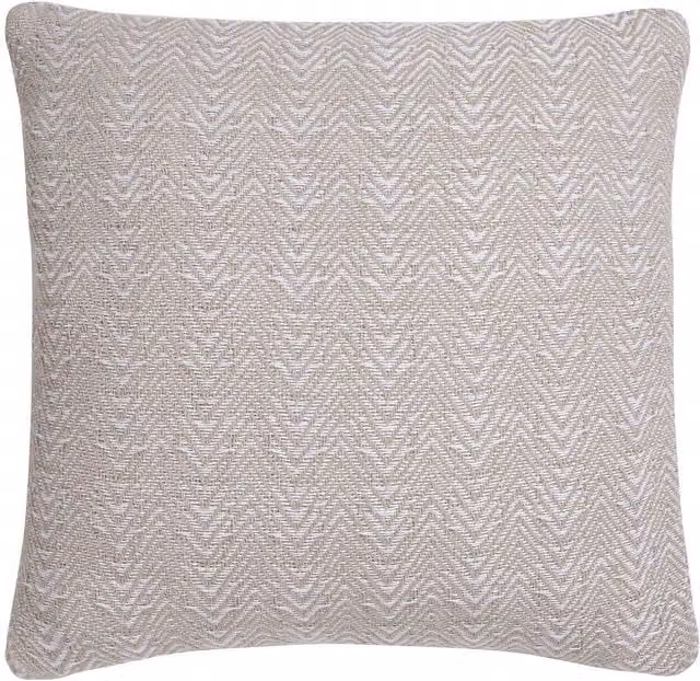 Appletree Herringbone Filled Cushion in Beige, 100% Cotton, W/D/H: 43 x 43 x 43 cm
