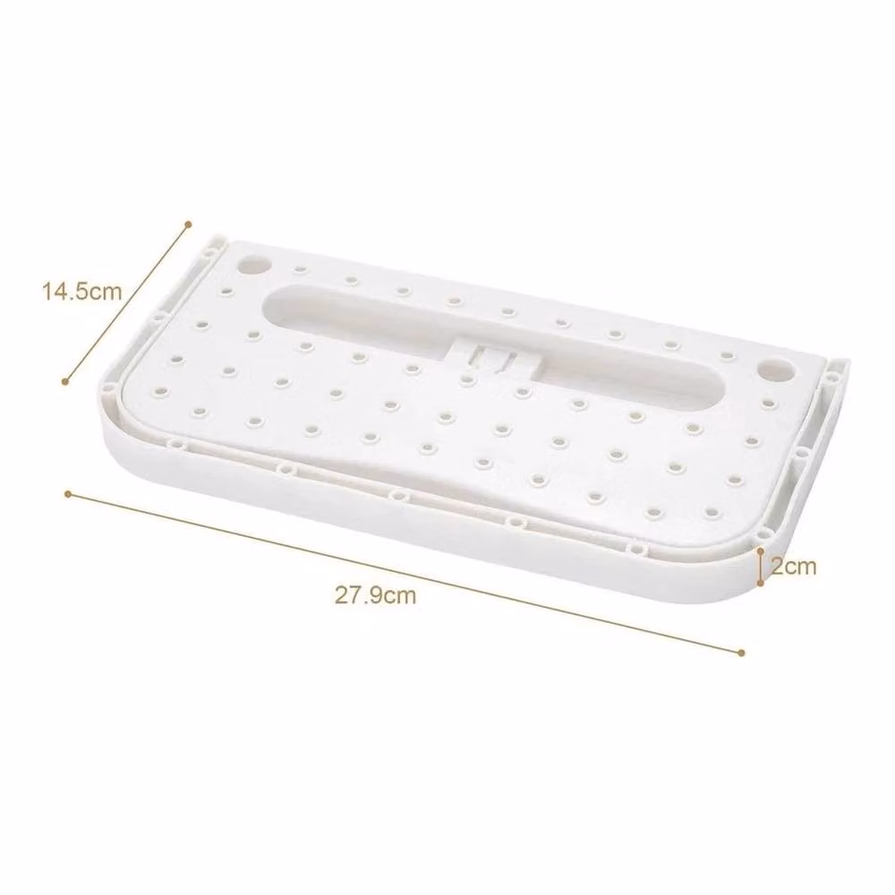 EONLION 4-Piece Wall Mounted White Plastic Shoe Rack Slots, Width: 50 cm – 2